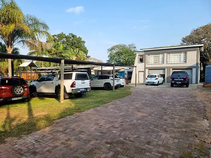 Secure parking on the property