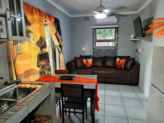 Living area in Unit 2