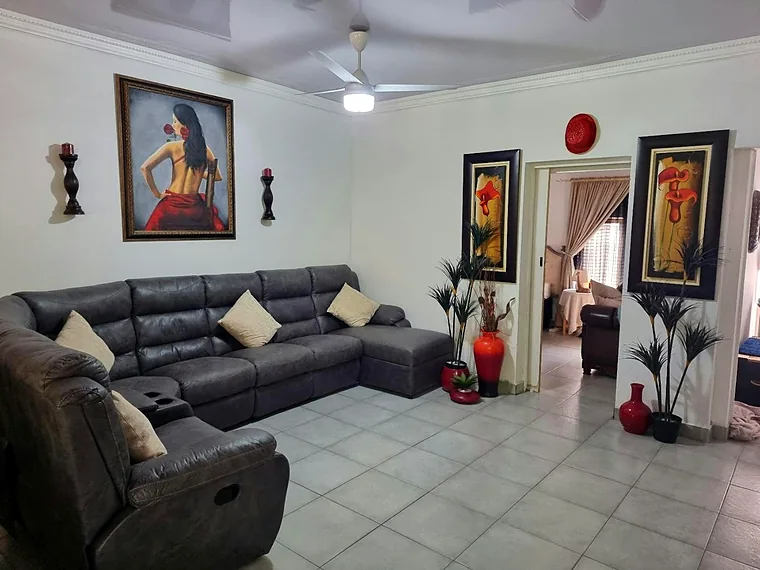 Living and dining area in Unit 5