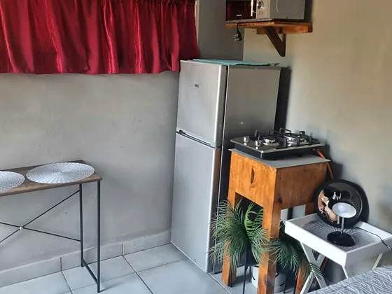 Fridge and hob in Unit 6